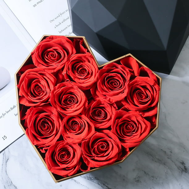 Preserved Roses Wholesale Infinity Red roses Dried Flowers Floral Supplies 100%